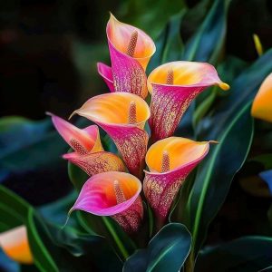 Калла Оникс купить по цене от 450р. в интернет-магазине «Посадика» с доставкой почтой в в Сланцые и по всей России – [изображение №1].